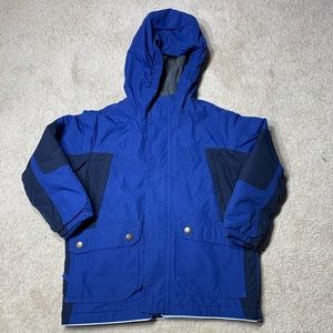 Lands’ End Boys Fleece Lined Jacket. EUC 5/6